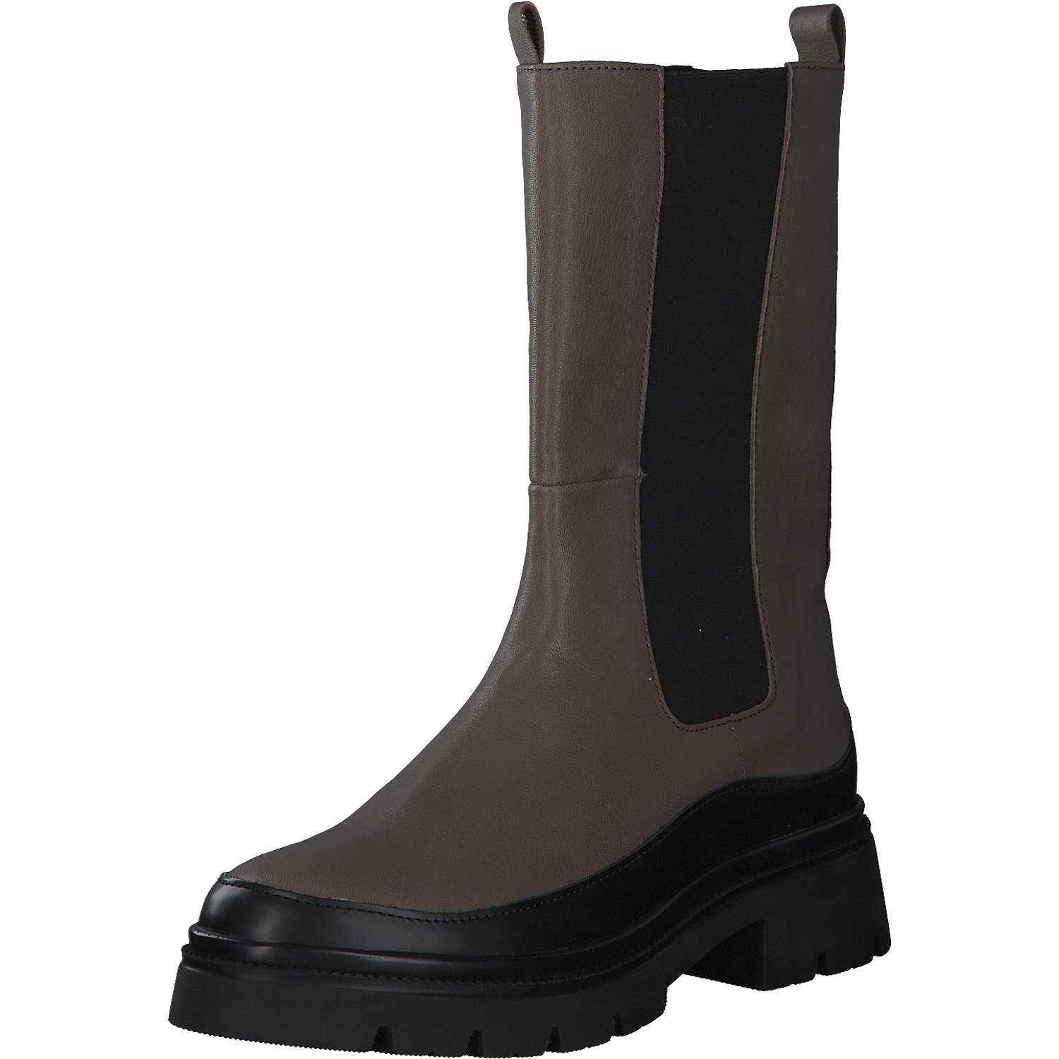 Gabor 91.834, Chelsea Boots, Damen, taupe/schwarz