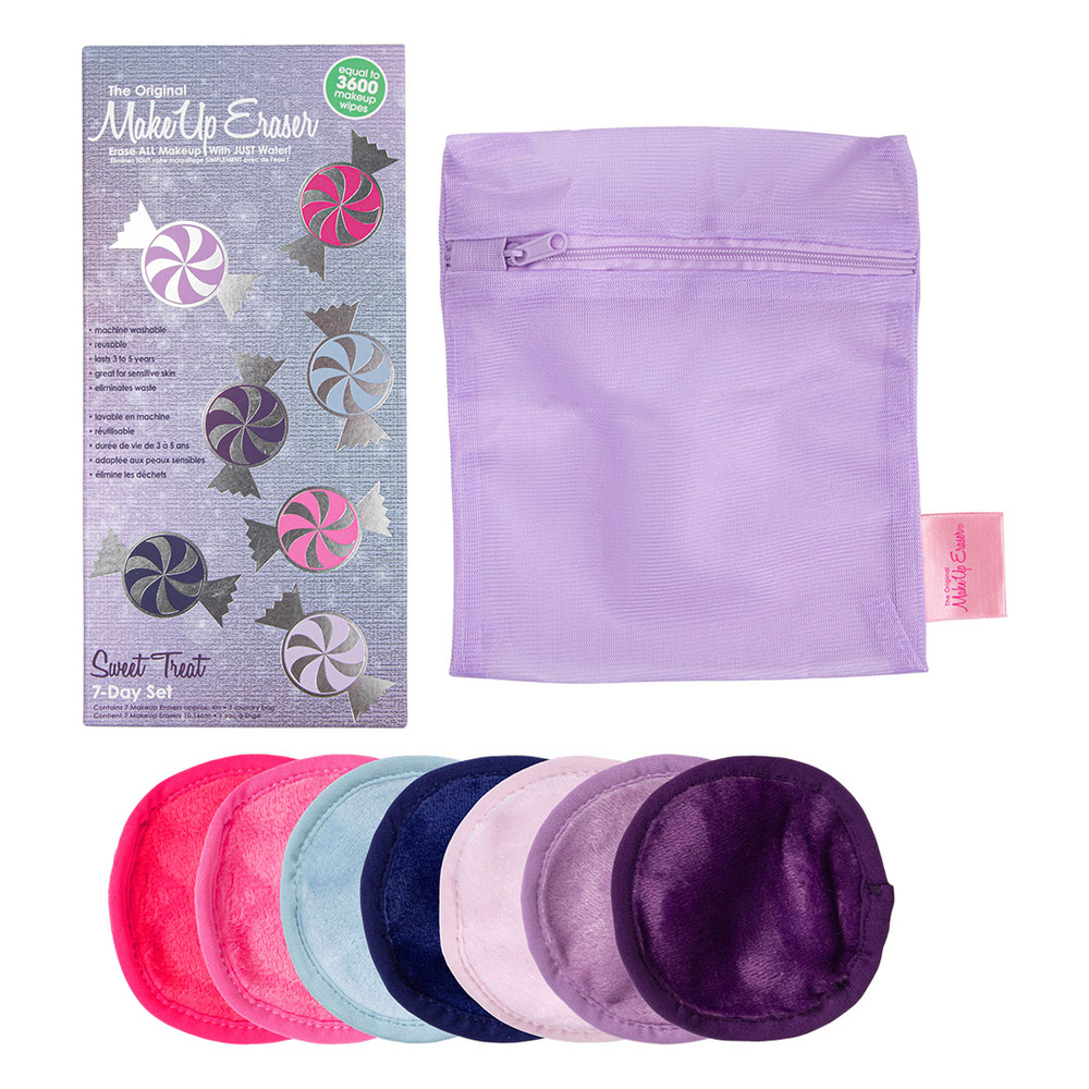 MakeUp Eraser Sweet Treat 7-Day Set Serviette démaquillante réutilisable