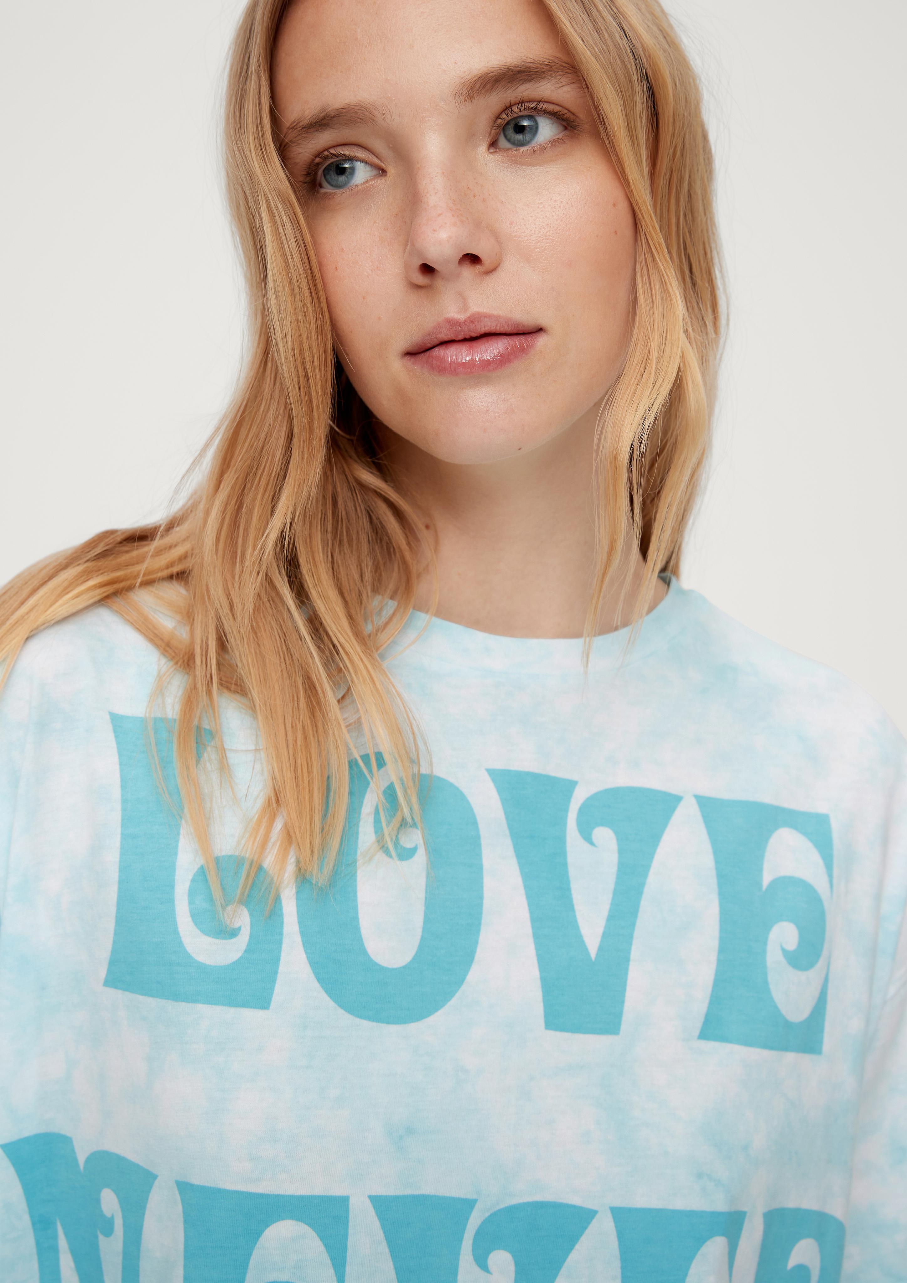 Batikshirt mit Statement-Print  2131287-01D0
