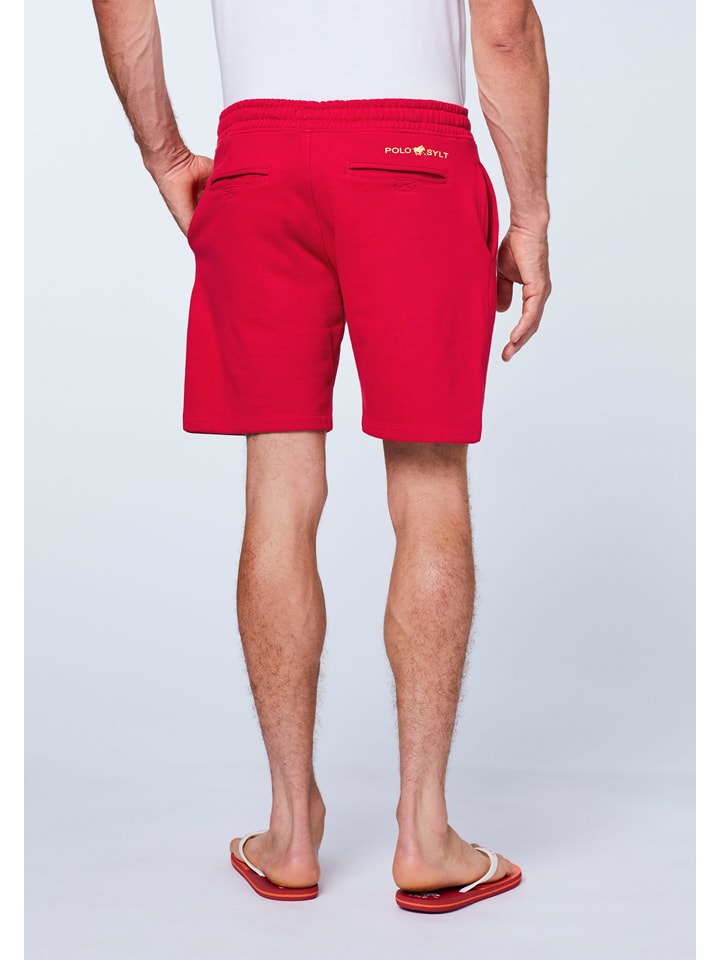Polo Sylt Shorts in Rot günstig kaufen