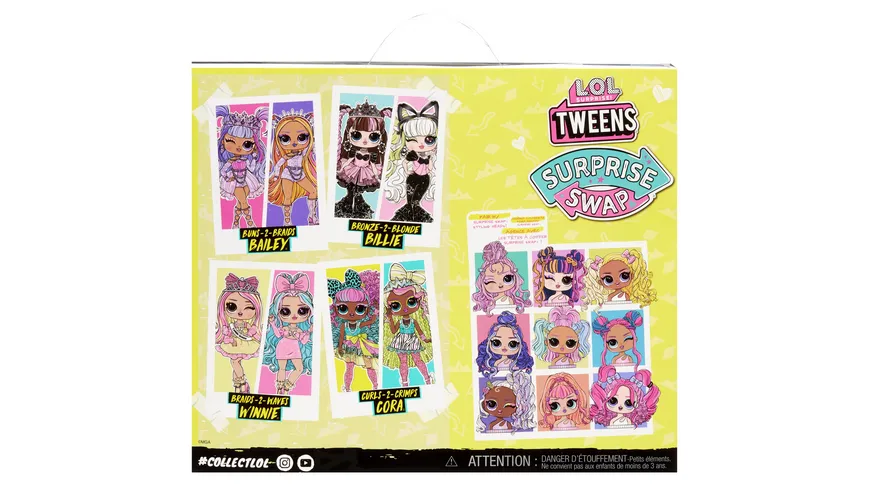 L.O.L. Surprise Tweens Surprise Swap Fashion Doll- Braids-2-Waves Winnie