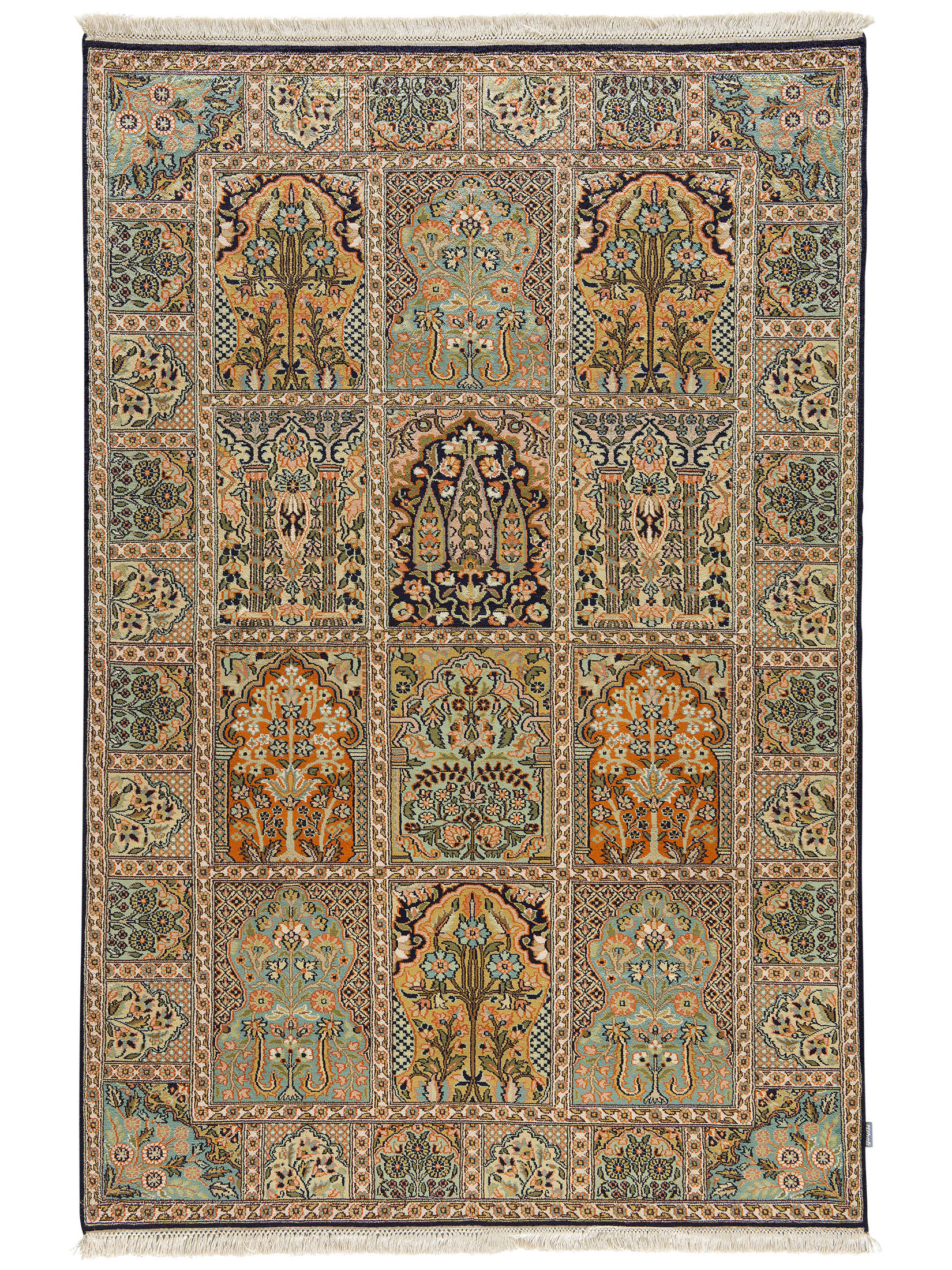 Kaschmir Seide 18/18 ca. 124 x 187 cm, Unikat / Einzelstück