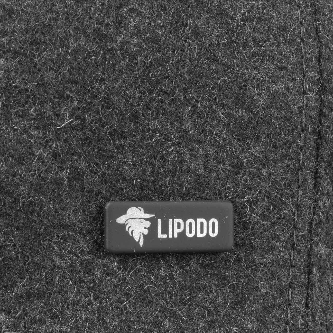 Lipodo Flat Cap (1-St) Flatcap mit Schirm, Made in Italy