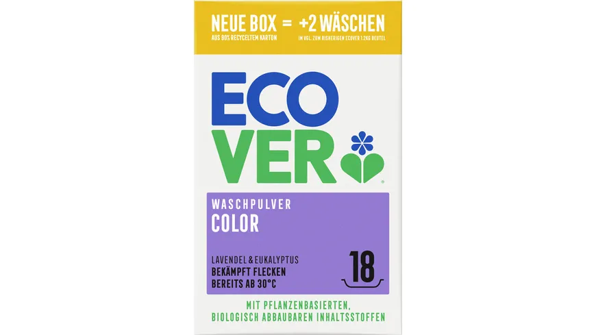 Ecover Waschpulver Color 1.35 kg