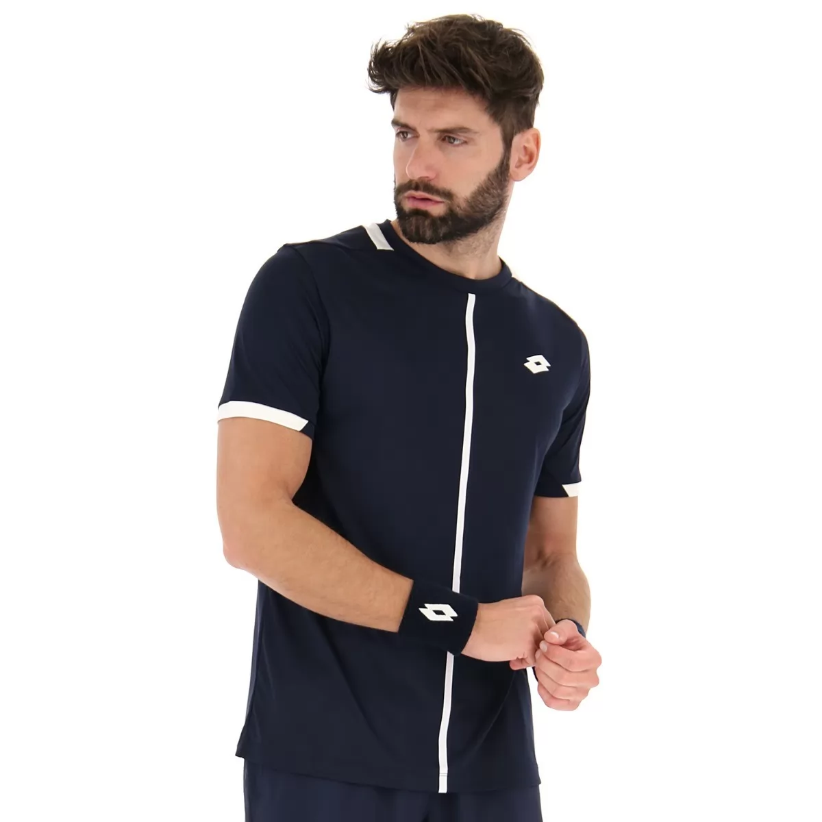 TRIČKO TOP IV TMAVĚ MODRÉ/ZÁŘIVĚ BÍLÉ