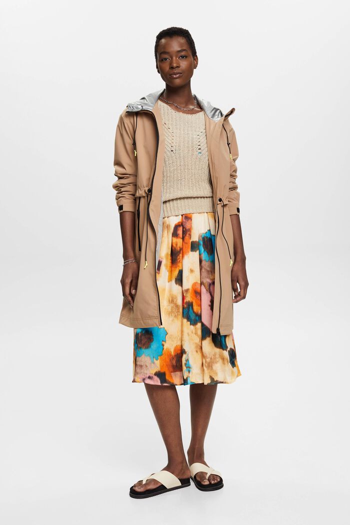 Midikleid mit Allover-Print
