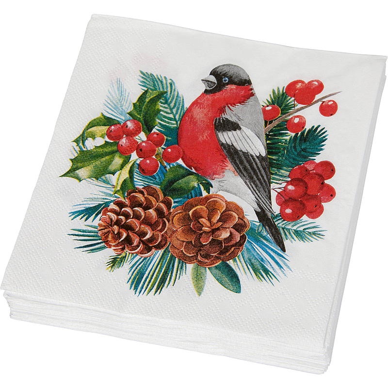 Vie Eco Servietter 20-pk 33x33 cm, julemotiv