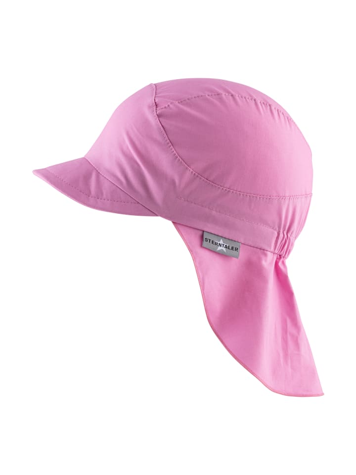 Sterntaler Schirmmütze mit Nackenschutz Basic in rosa günstig kaufen