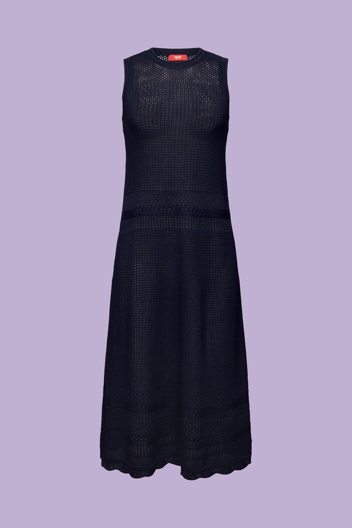 Midikleid aus Häkelstrick