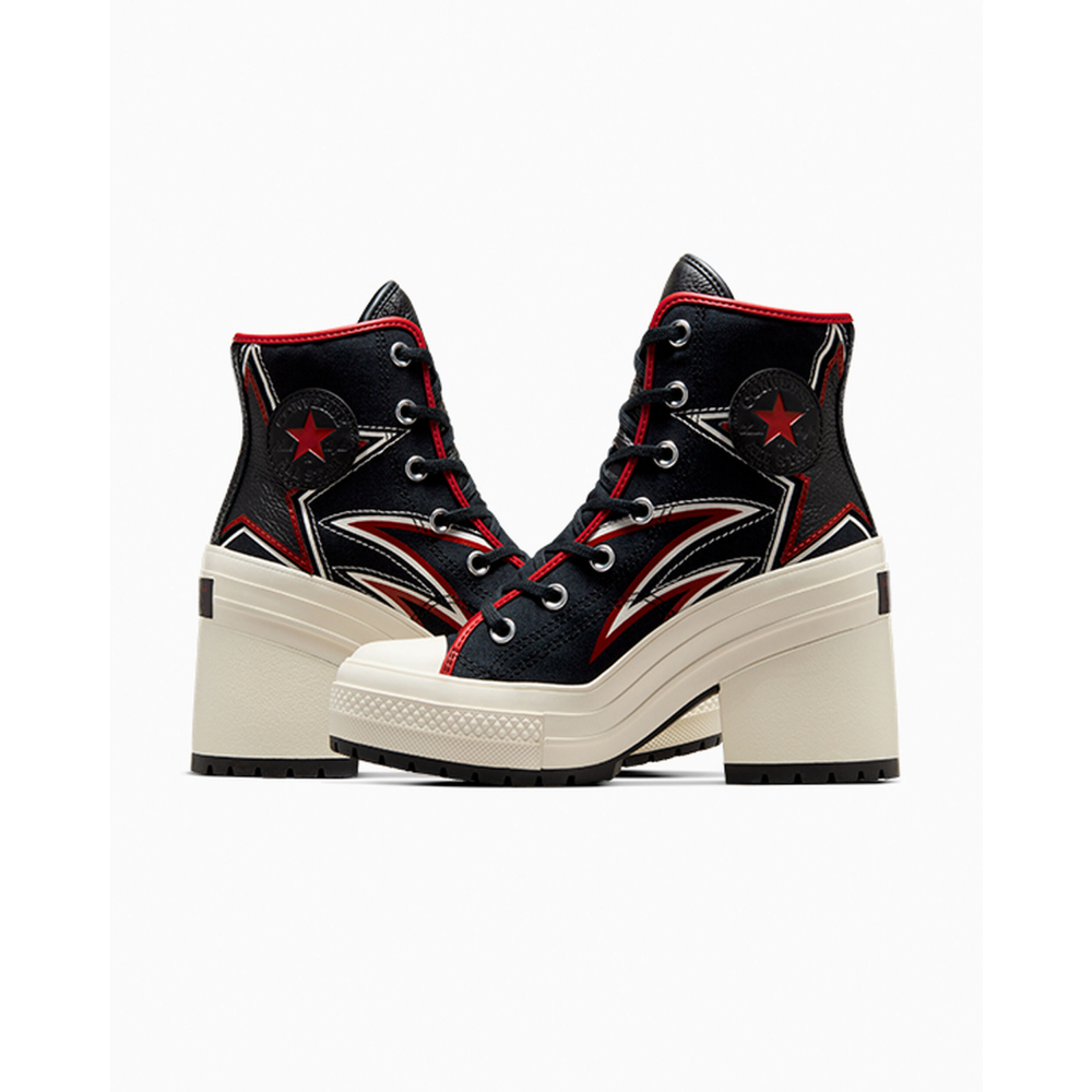Converse Chuck 70 De Luxe Heel Moto A08003C / bunt