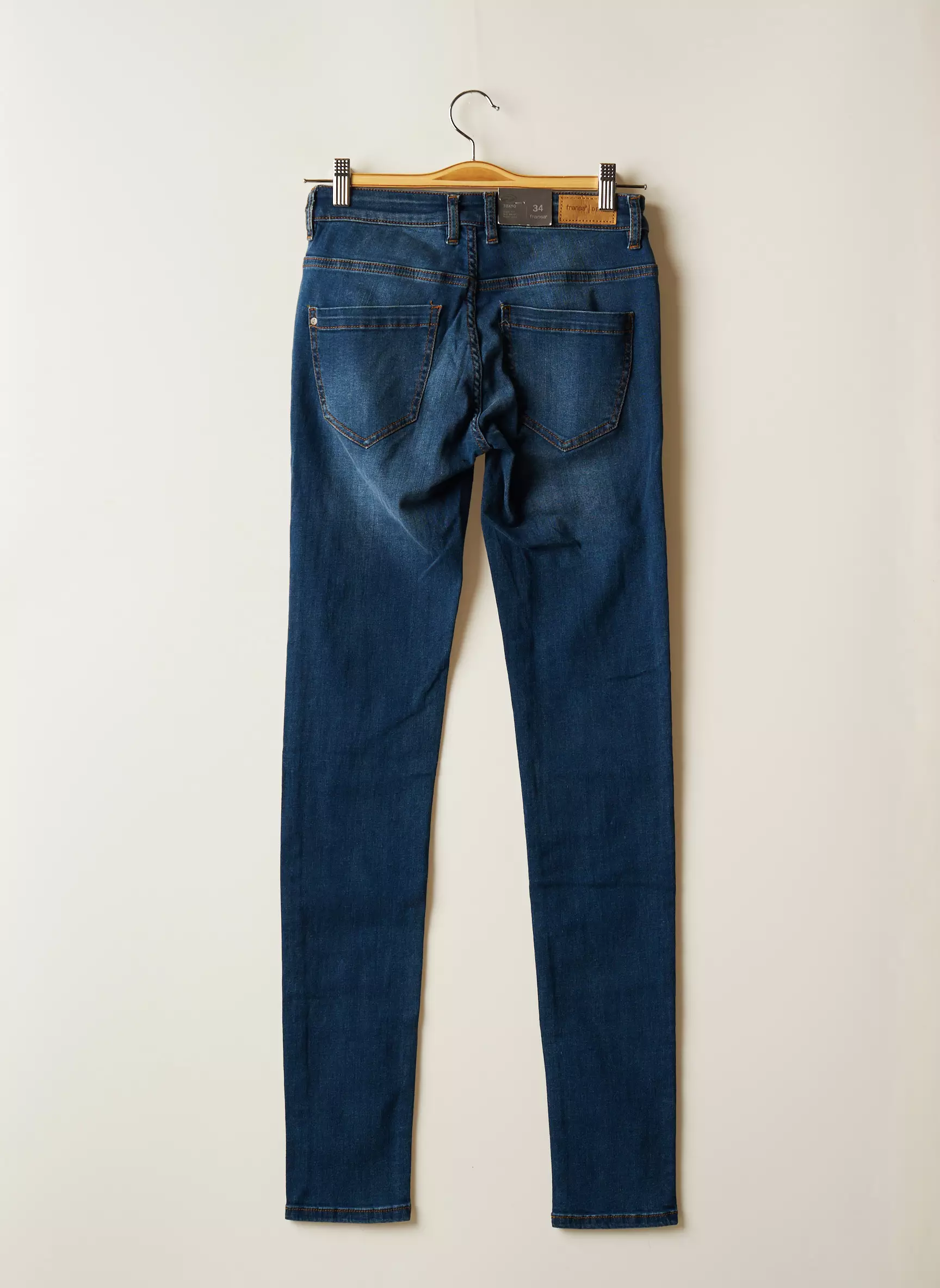 Fransa Jeans Skinny Femme couleur bleu