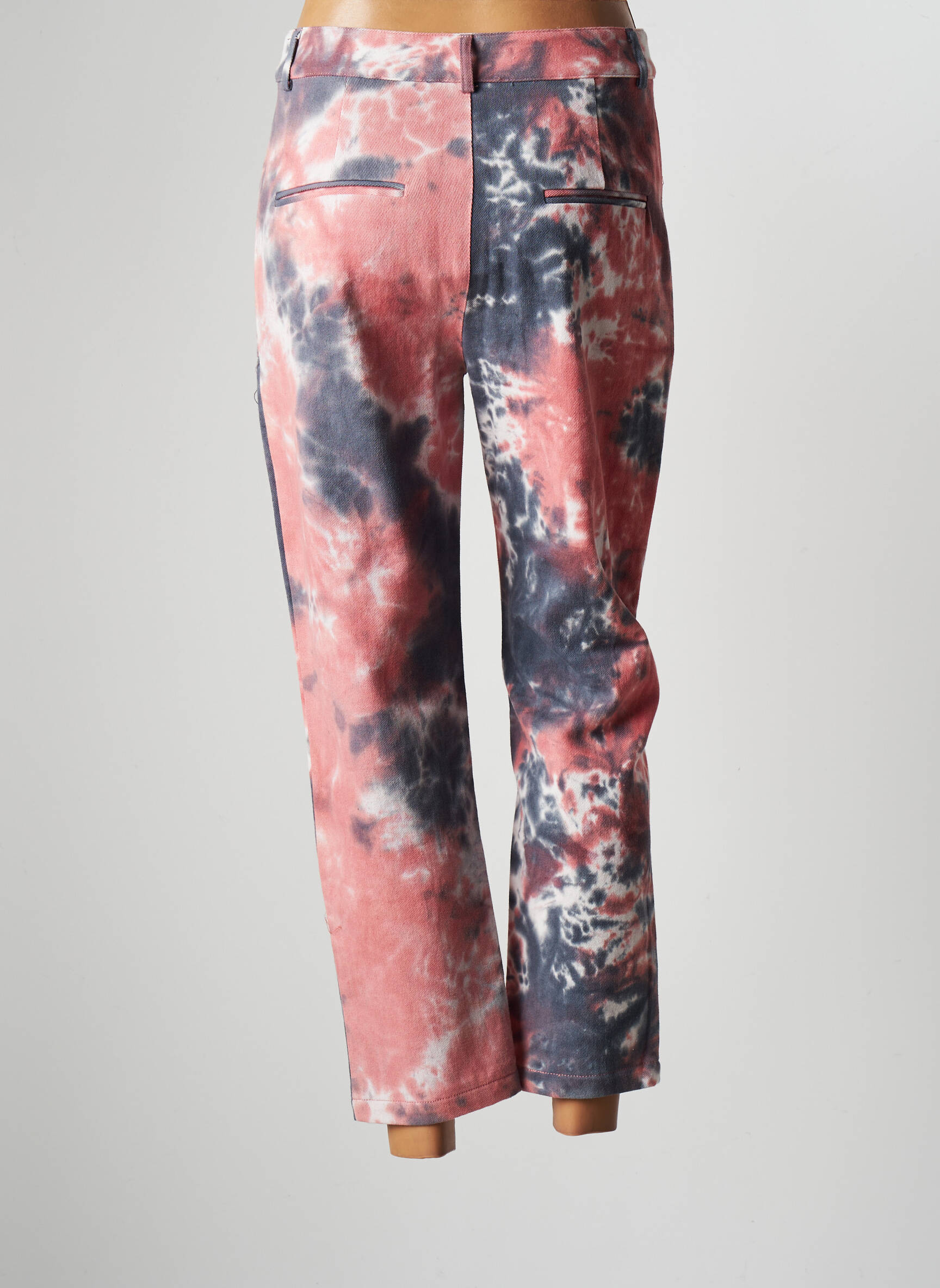See U Soon Jeans Coupe Large Femme couleur rose