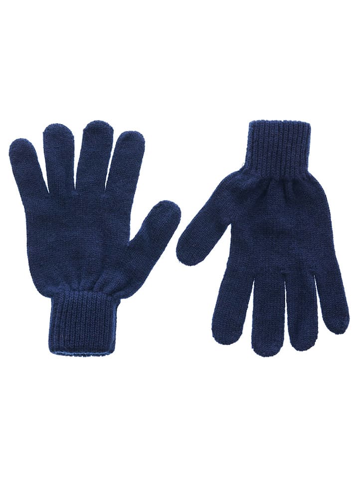 Zwillingsherz Kaschmir-Handschuhe in Dunkelblau günstig kaufen onesize
