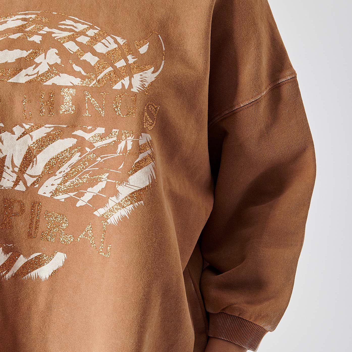 FALL   Sweat marron femme 100% coton