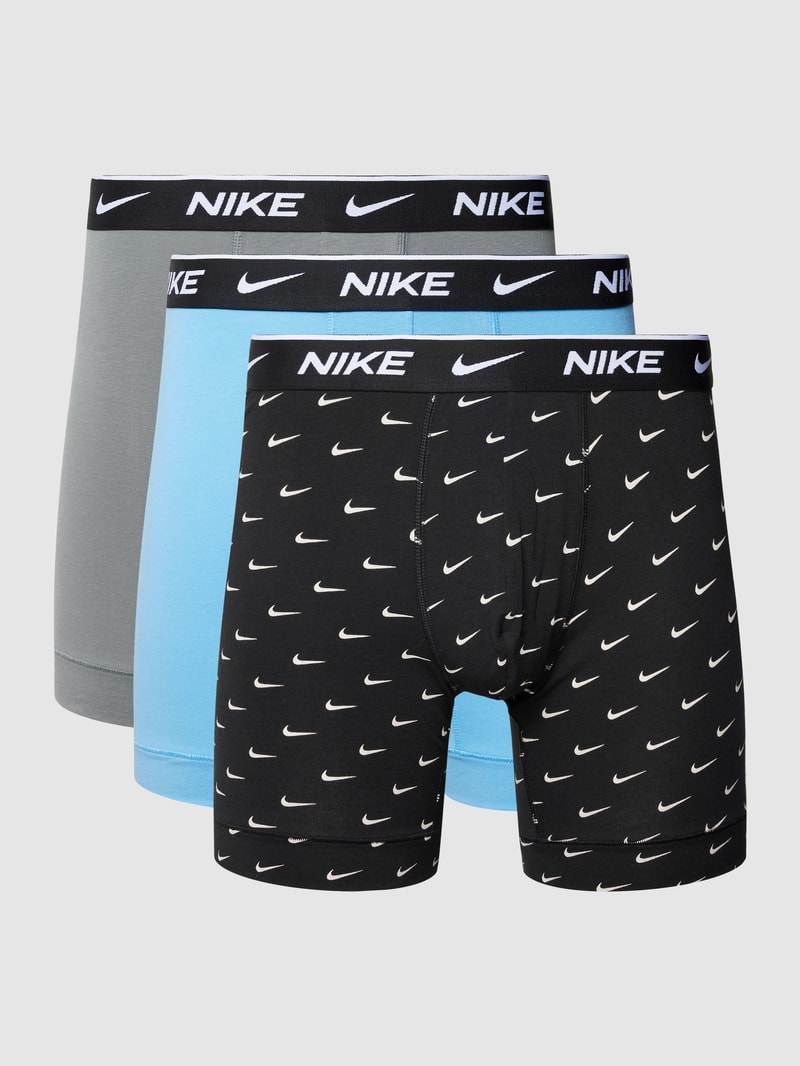 Trunks mit elastischem Logo-Bund in hellblau