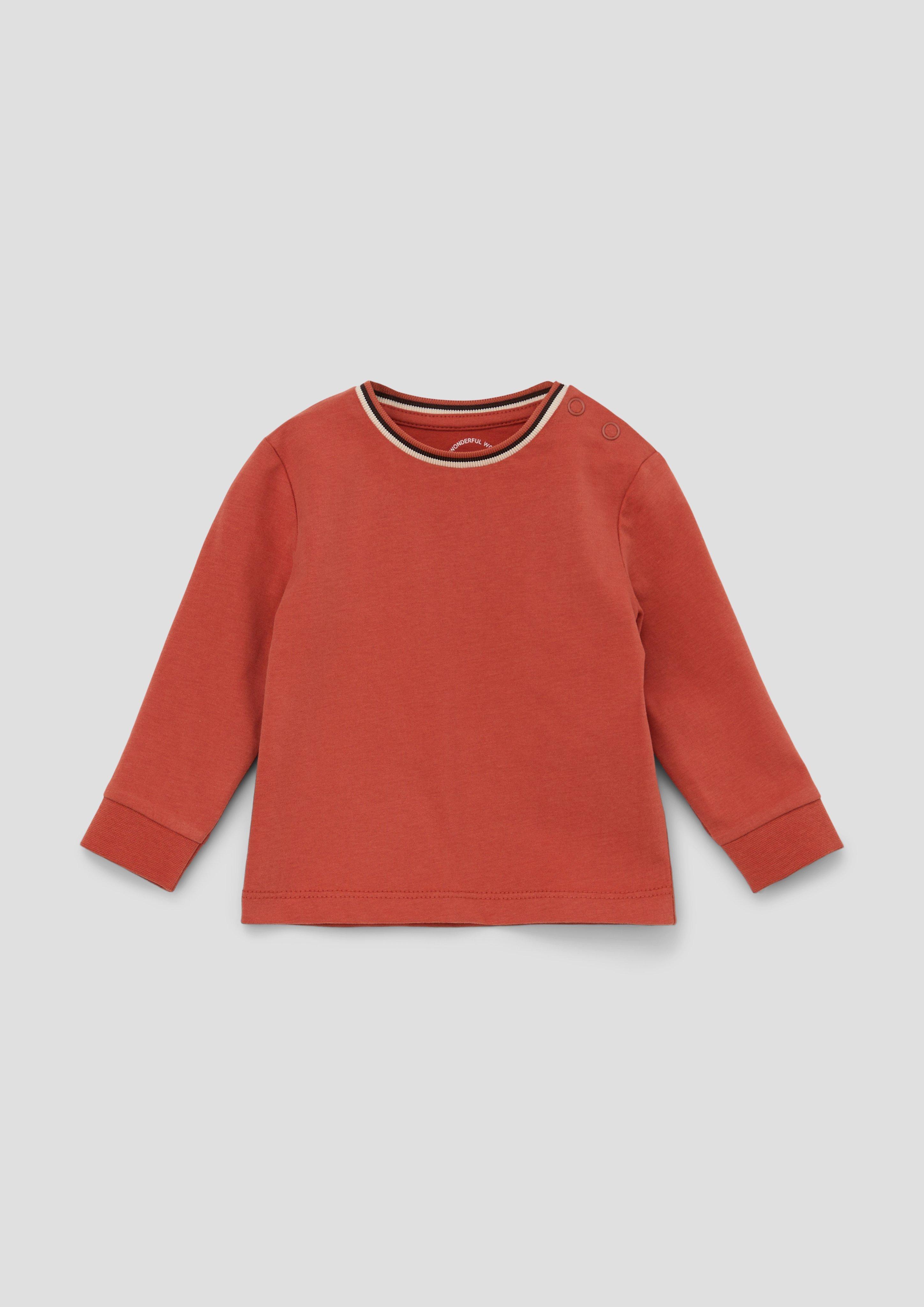 Longsleeve mit Ringelkragen  2133955-2764