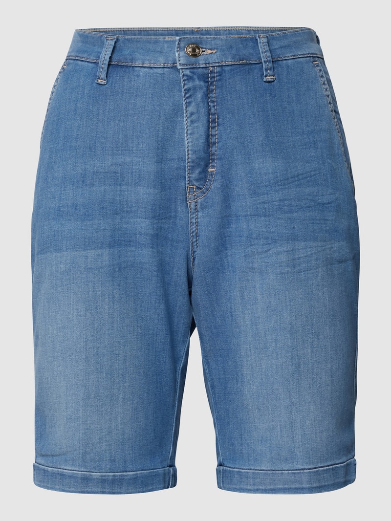 Shorts mit Label-Patch in bleu