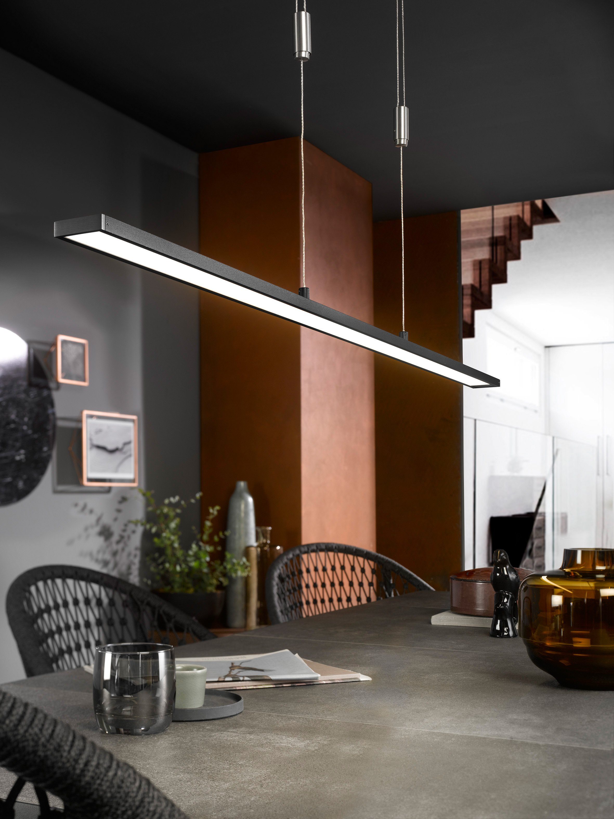FISCHER & HONSEL LED Pendelleuchte Metz TW, Dimmfunktion, Farbsteuerung, LED fest integriert, Farbwechsler