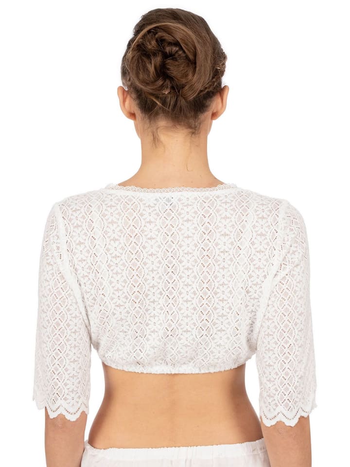 MarJo Dirndlbluse ISI-MARIA in offwhite günstig kaufen