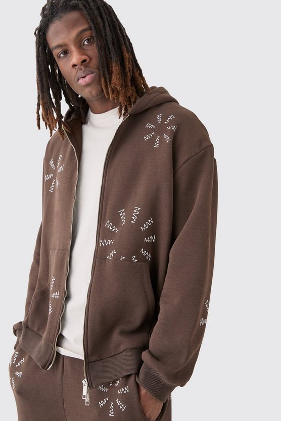 Oversize Man-Dash Colorblock Trainingsanzug