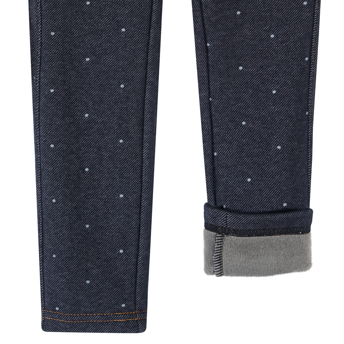 Mädchen Thermo-Jeggings mit Pünktchen-Print