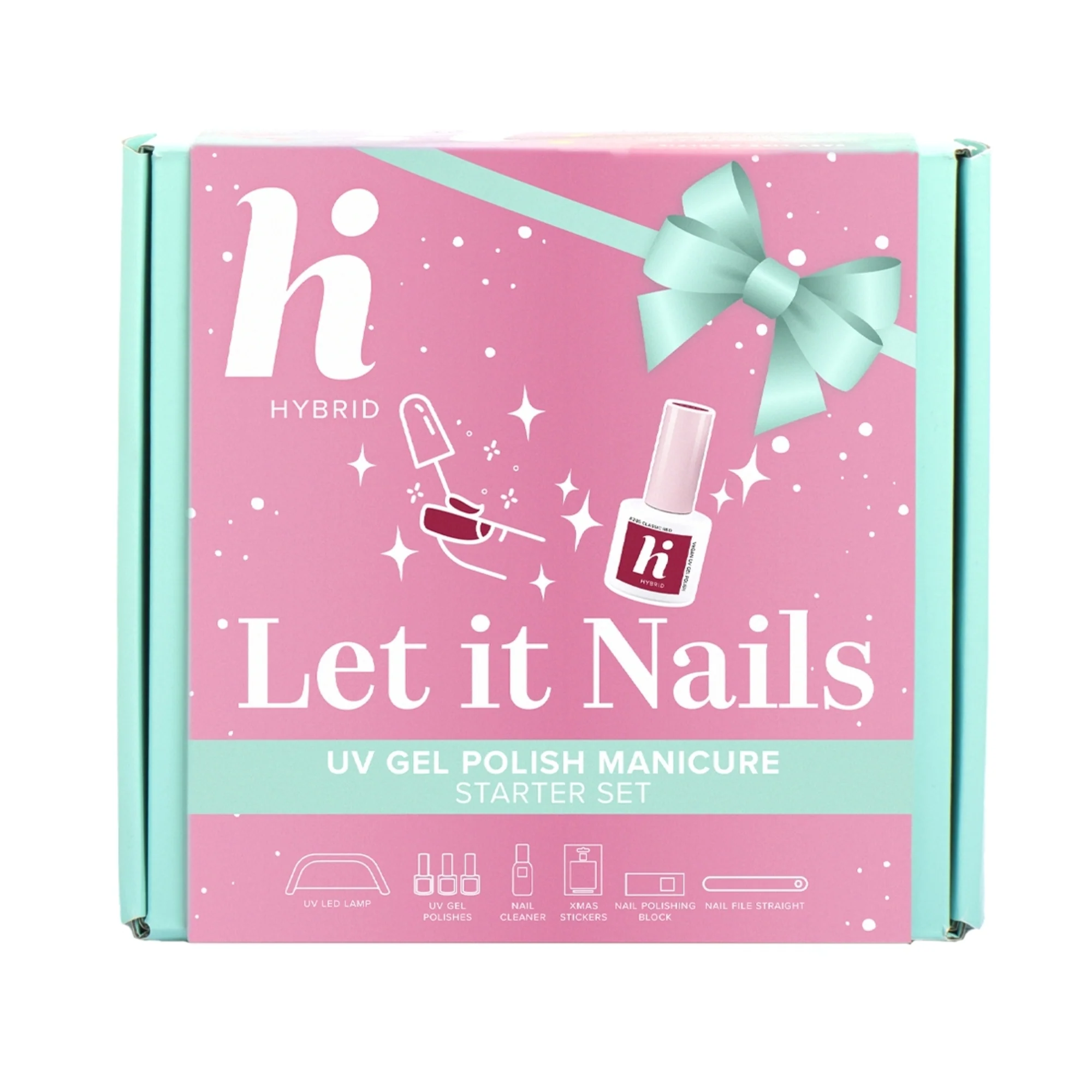 UV-geelilakka Let it Nails aloitussetti - Make Up Box