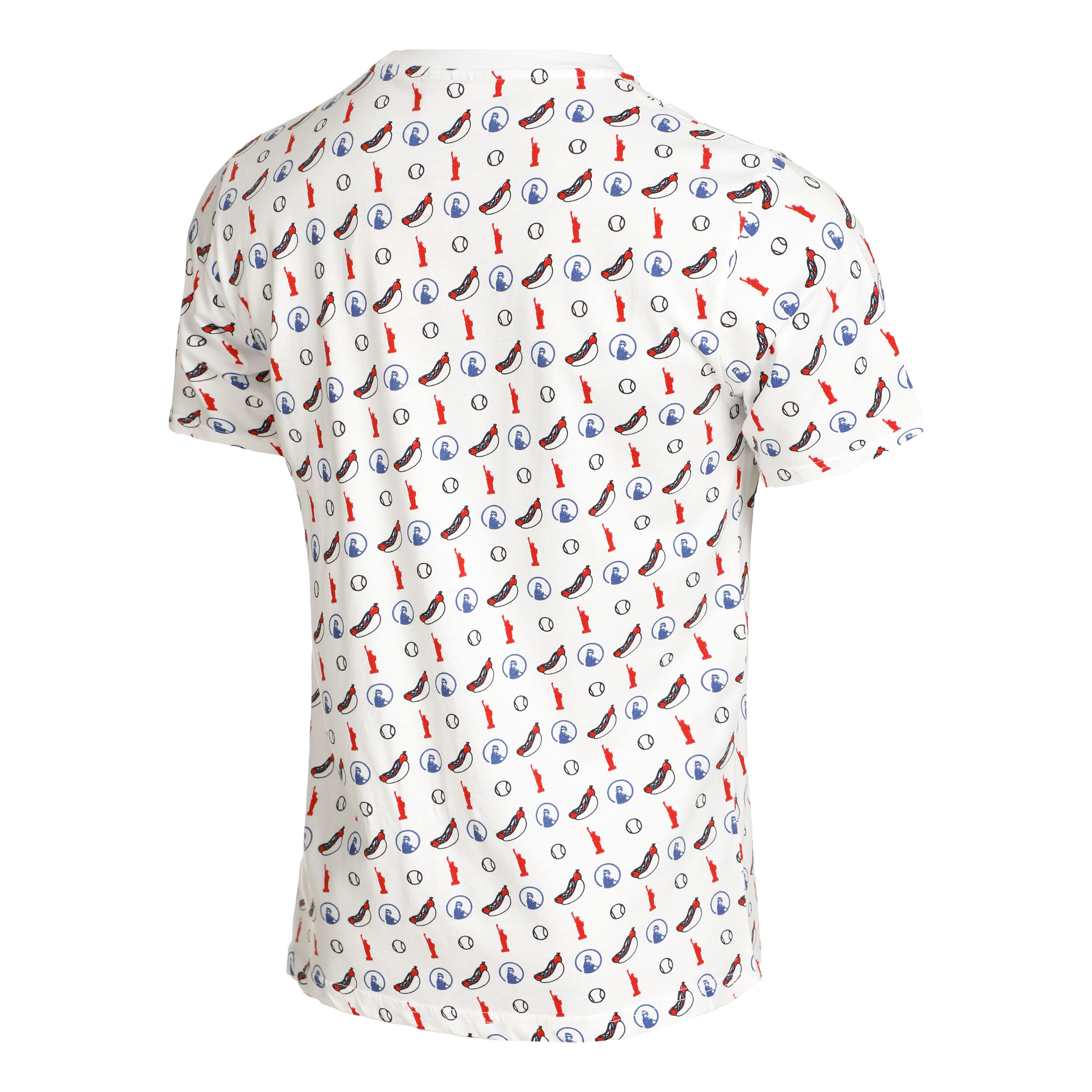 New York Statement T-Shirt Herren - Weiß, Mehrfarbig