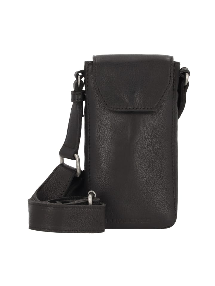 Cowboysbag Belfast Handytasche Leder 10 cm in black günstig kaufen onesize