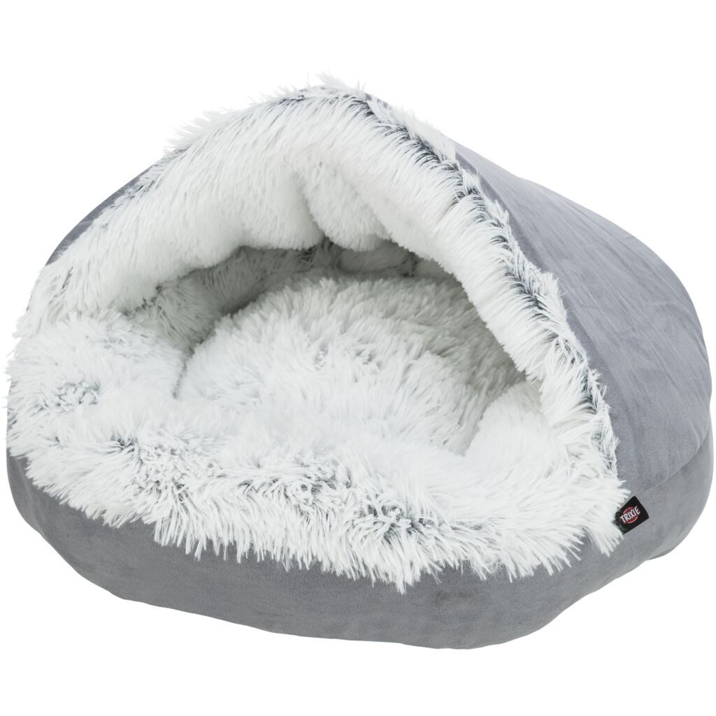 Trixie Hundehöhlen Trixie Höhlenbett Harvey grau/ schwarz/ weiß 55 cm, 37 cm, 55 cm