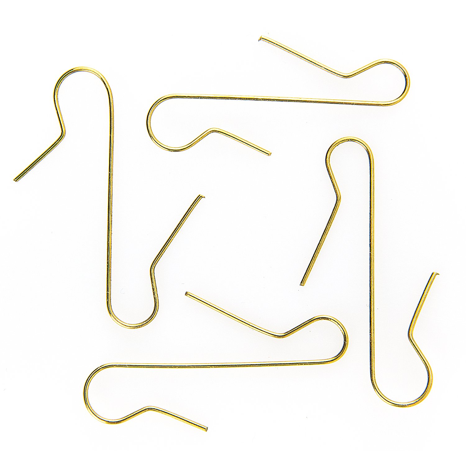 Weihnachtskugel-Aufhänger, gold, 100 Stück