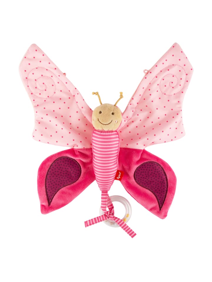Sigikid Schnuffeltuch Schmetterling Knistertücher in pink günstig kaufen onesize