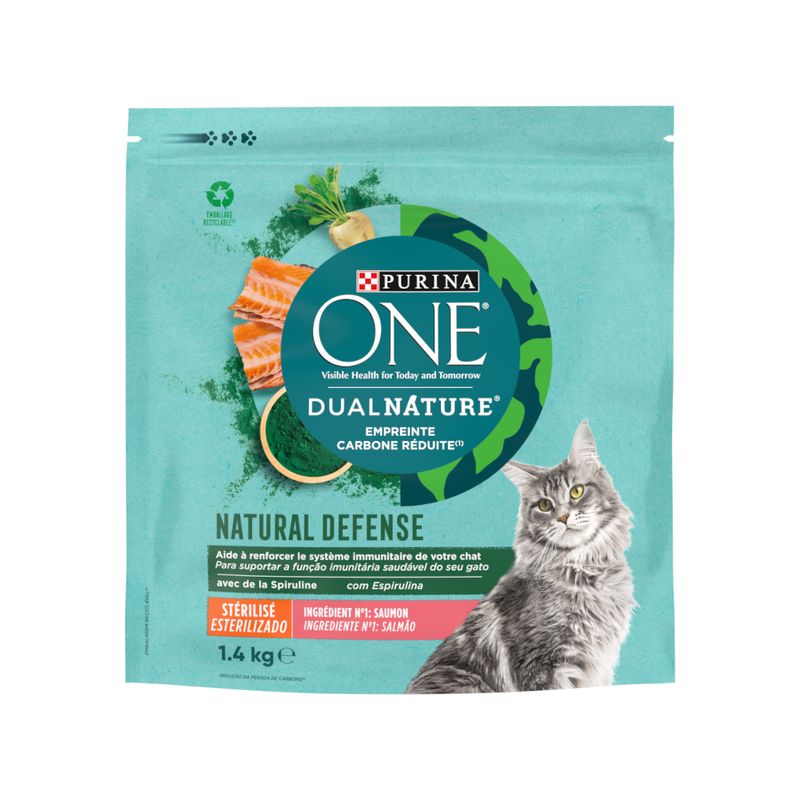 PURINA ONE Dual Nature Sterilized Lachs mit Spirulina | bitiba %