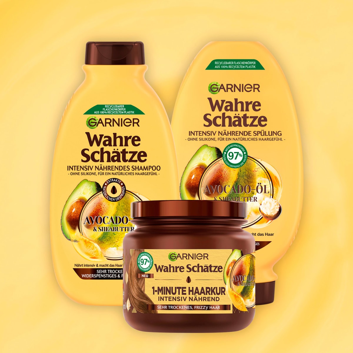 Shampoo Avocado-Öl & Sheabutter, 300 ml