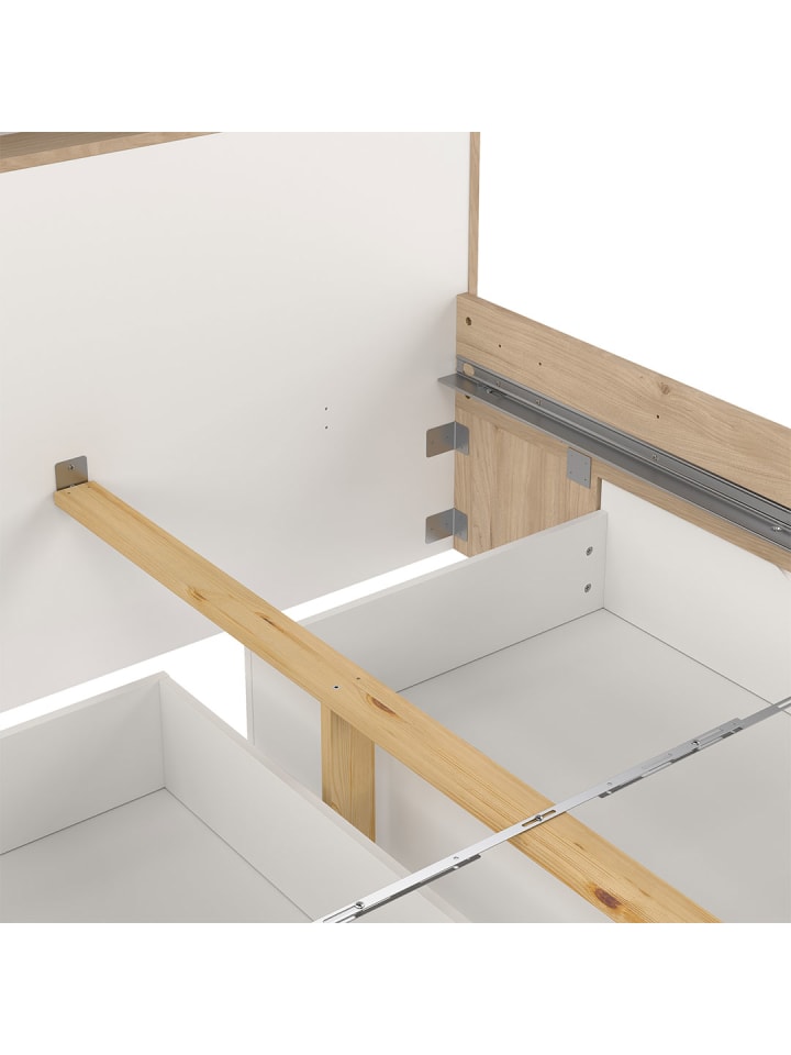 ebuy24 Bett Ikast Eiche 150 x 216 cm günstig kaufen onesize