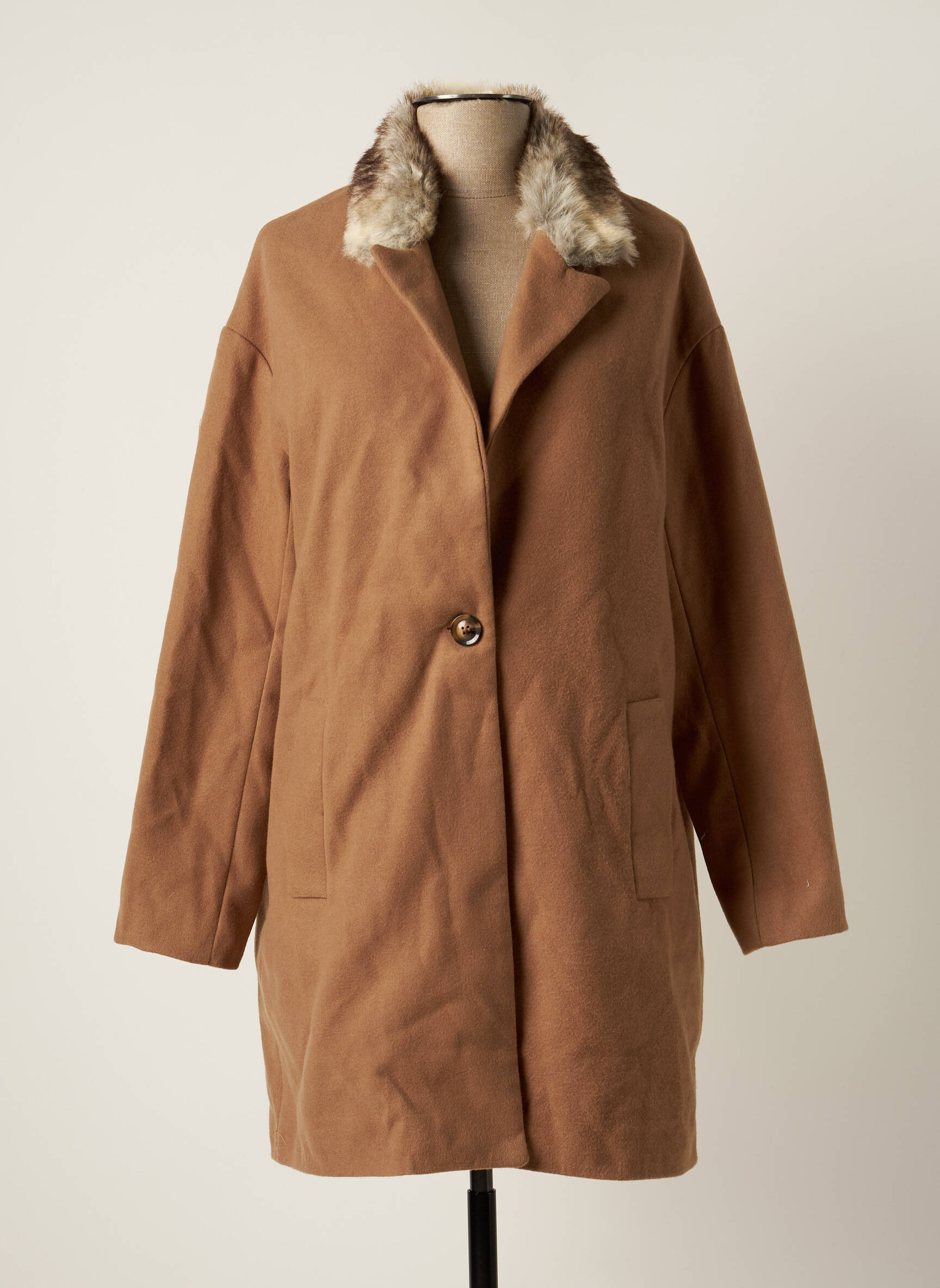 Vintage Love Manteaux Longs Femme couleur marron