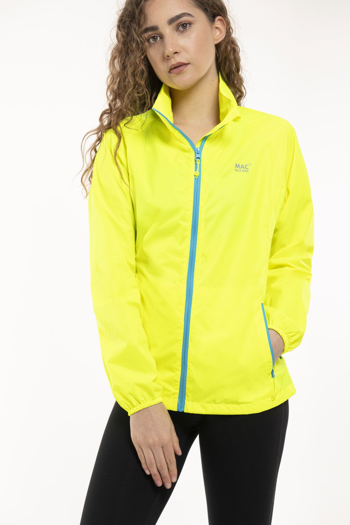 Mac in a Sac Neon Yellow Regenjacke