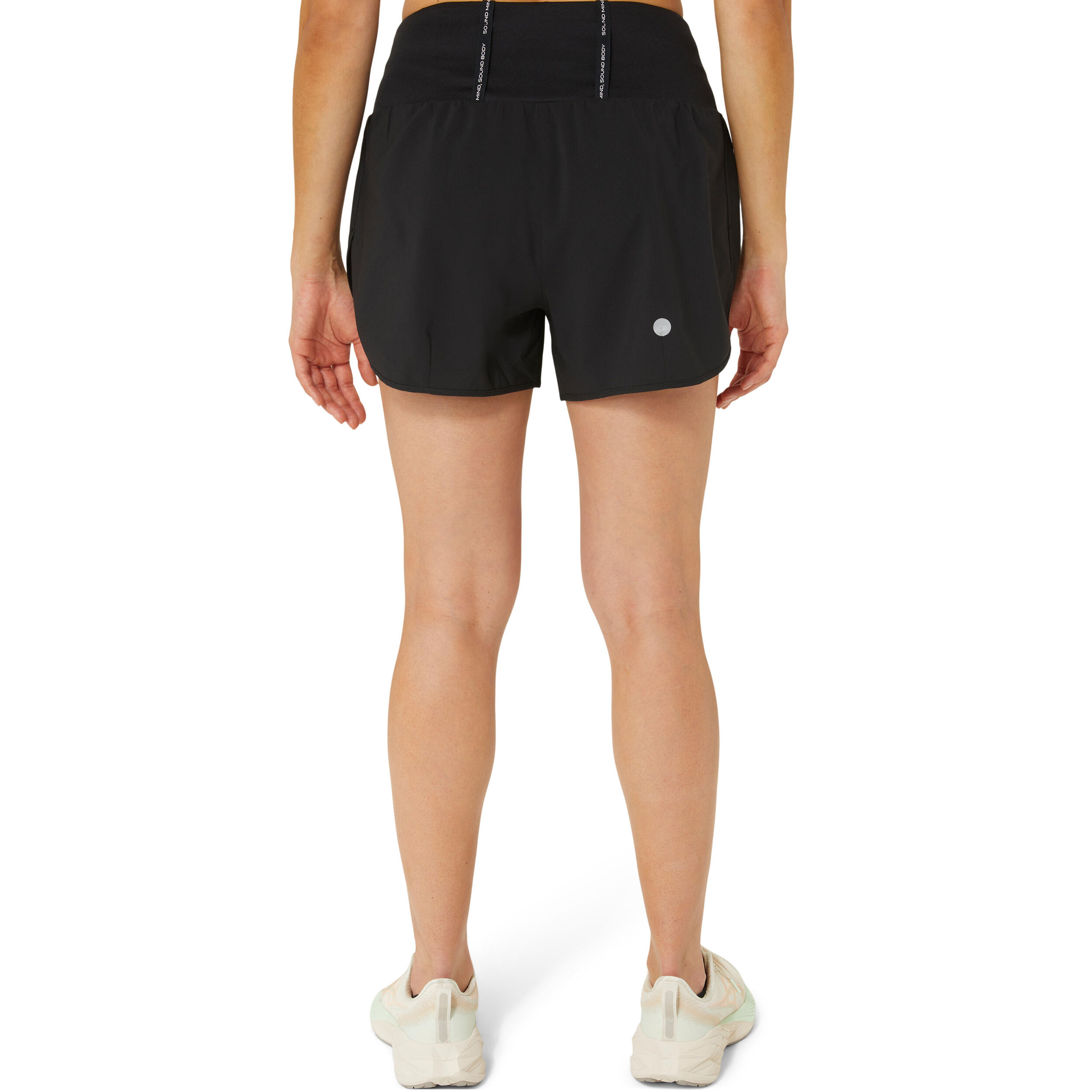 Road 3.5 Inch Laufshorts Damen - Schwarz