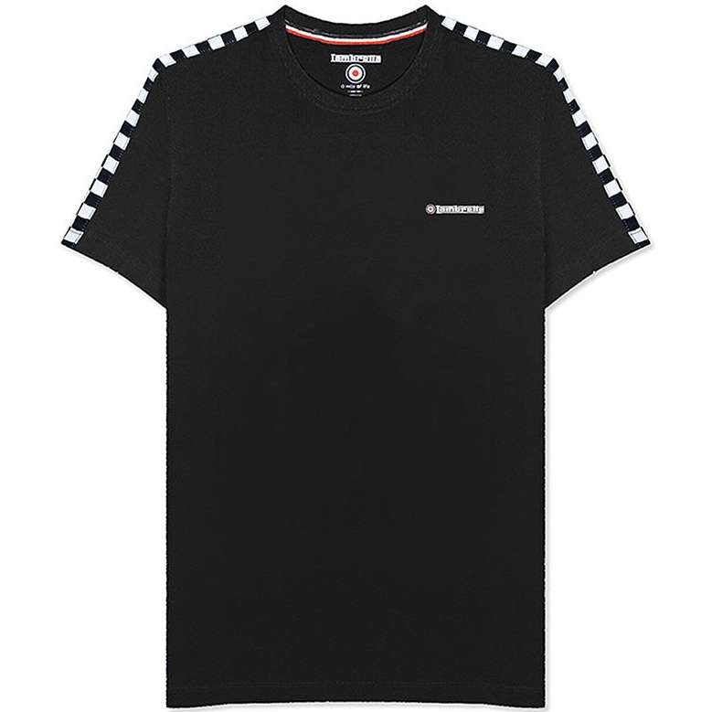 Lambretta Two Tone Panel Herren T-Shirt SS9101-BLK