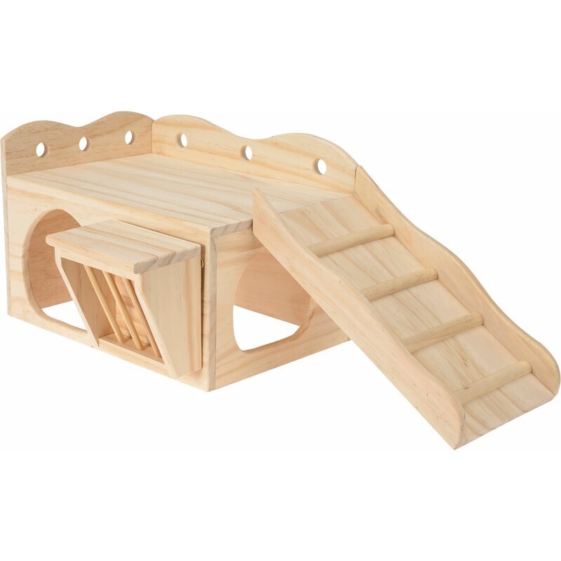 AniOne Käfigzubehör AniOne Holzburg Rosalie komplett Set