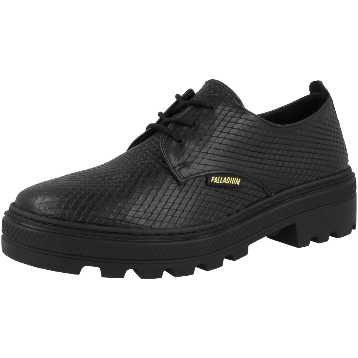 Palladium Pampa Cult Low EMB Schnürschuhe schwarz