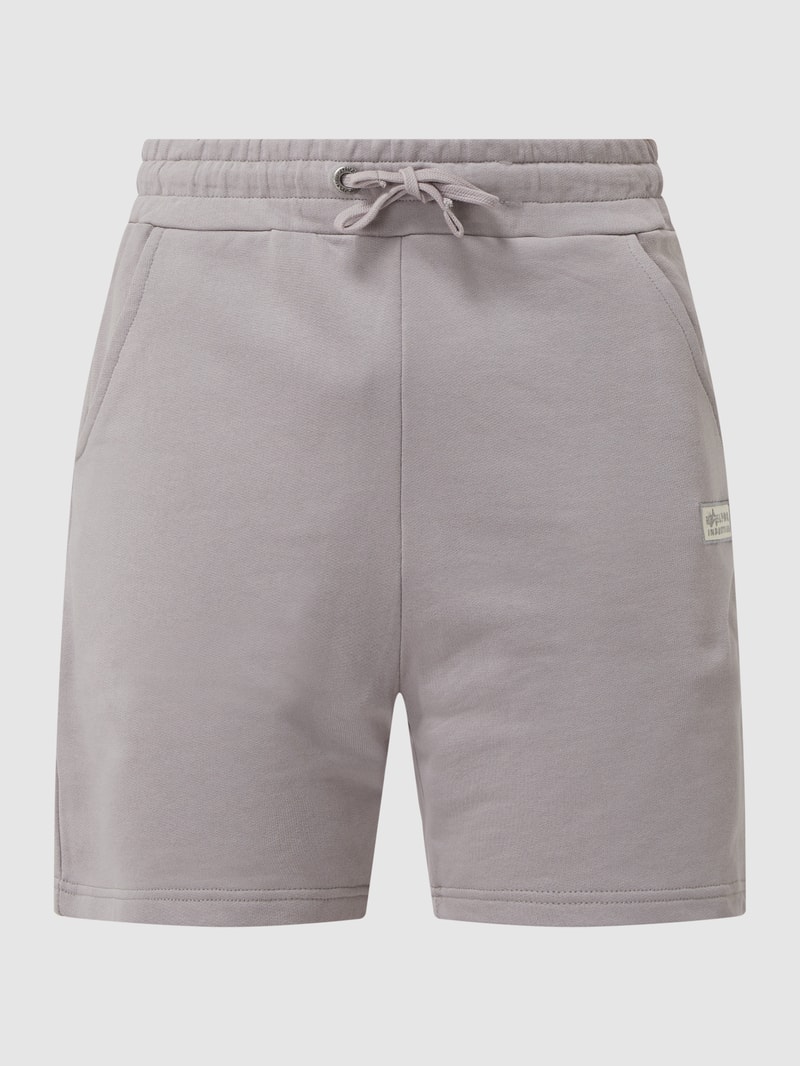 Sweatshorts aus Bio-Baumwolle in mittelgrau