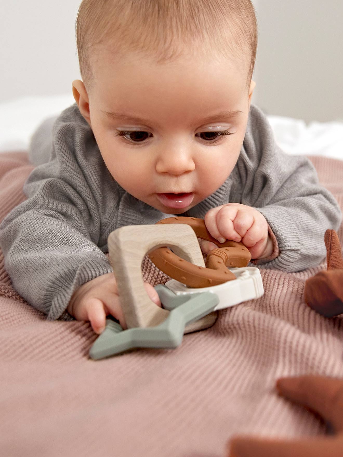 Lässig Baby Beißring Little Universe LÄSSIG - mehrfarbig
