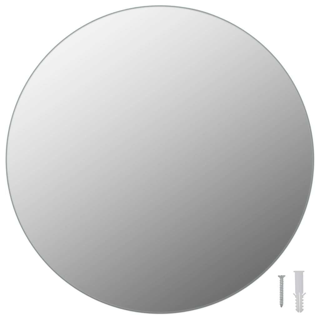 vidaXL Spiegel Wandspiegel 40 cm Rund Glas (1-St)