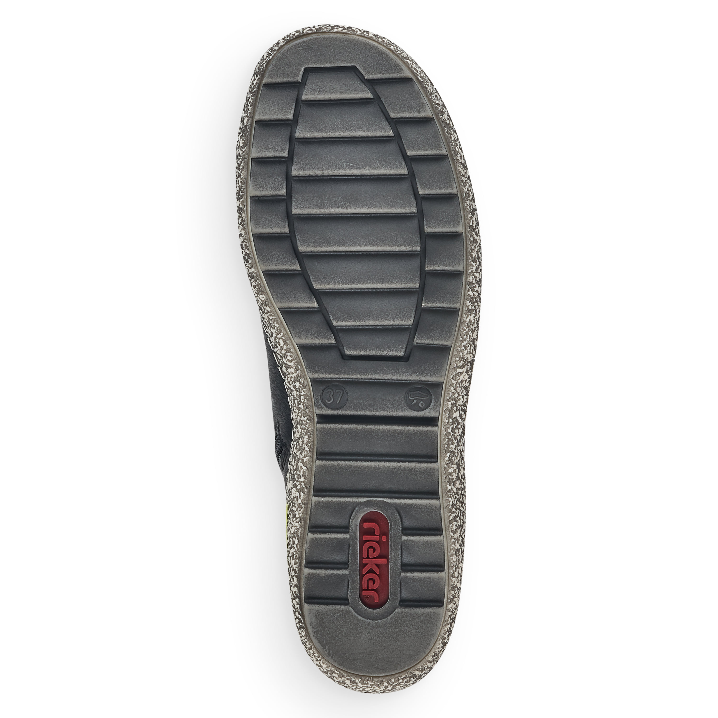 Rieker Damen Schnürschuhe tiefschwarz