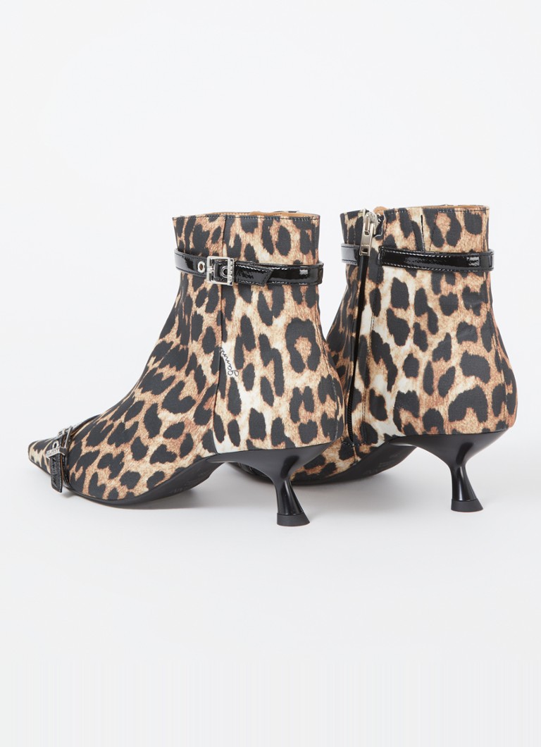 Ghete Ganni cu imprimeu leopard