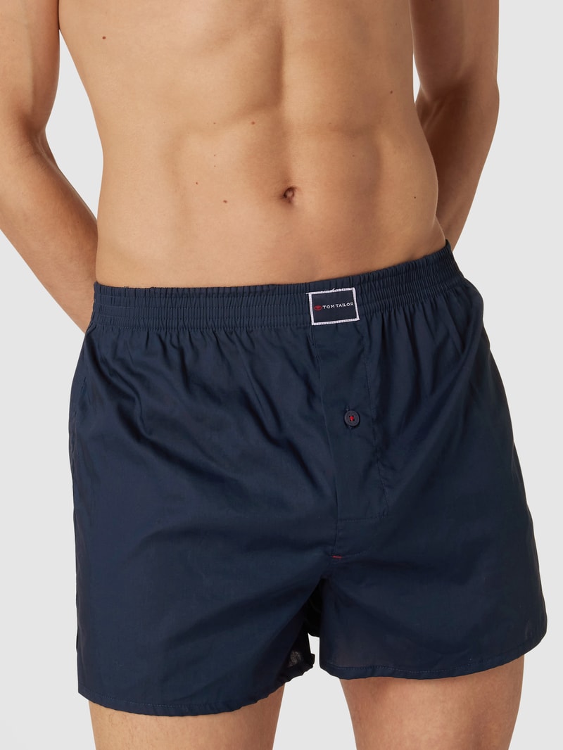 Boxershorts aus Baumwolle im 4er-Pack in dunkelblau