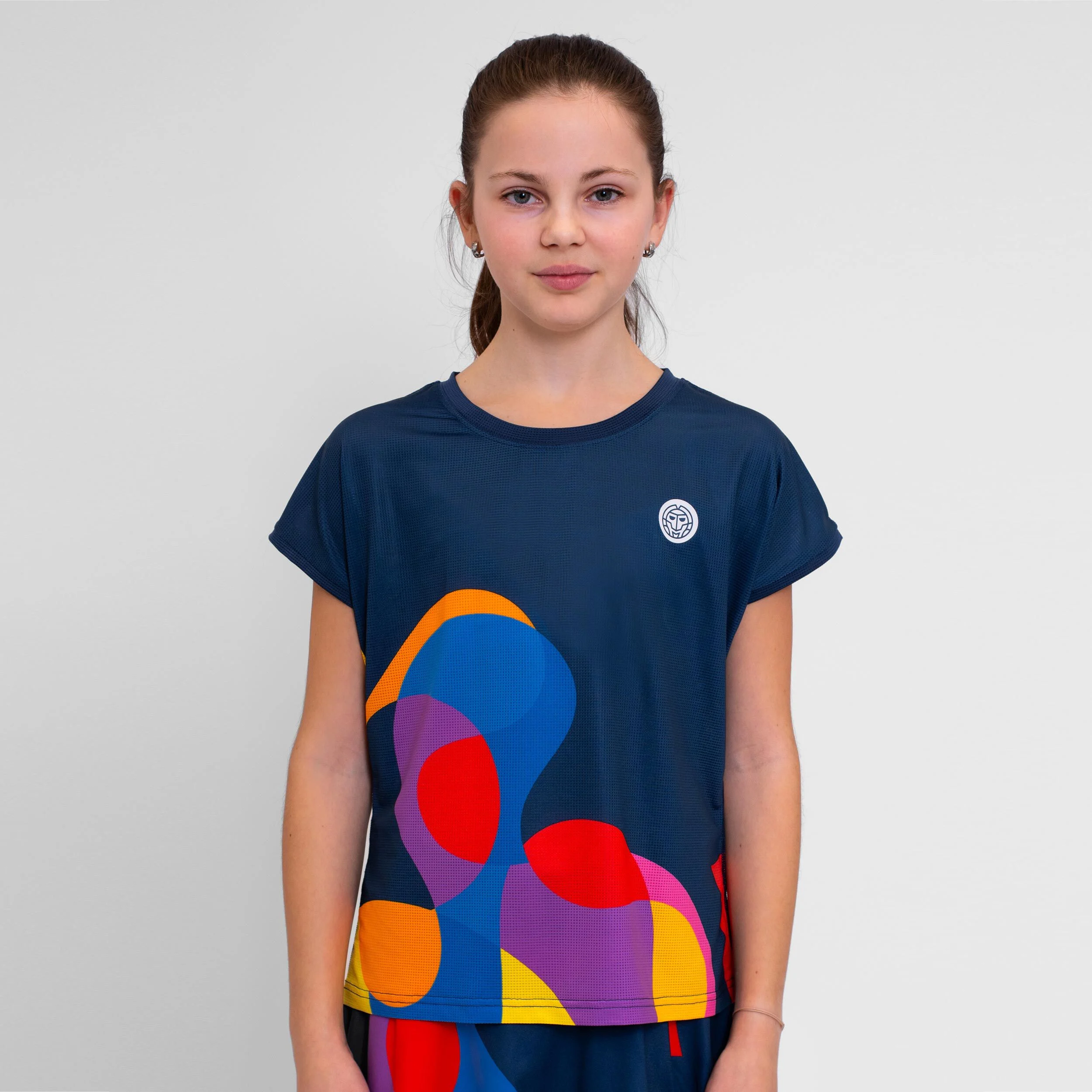 Twiggy T-Shirt Mädchen - Dunkelblau, Mehrfarbig