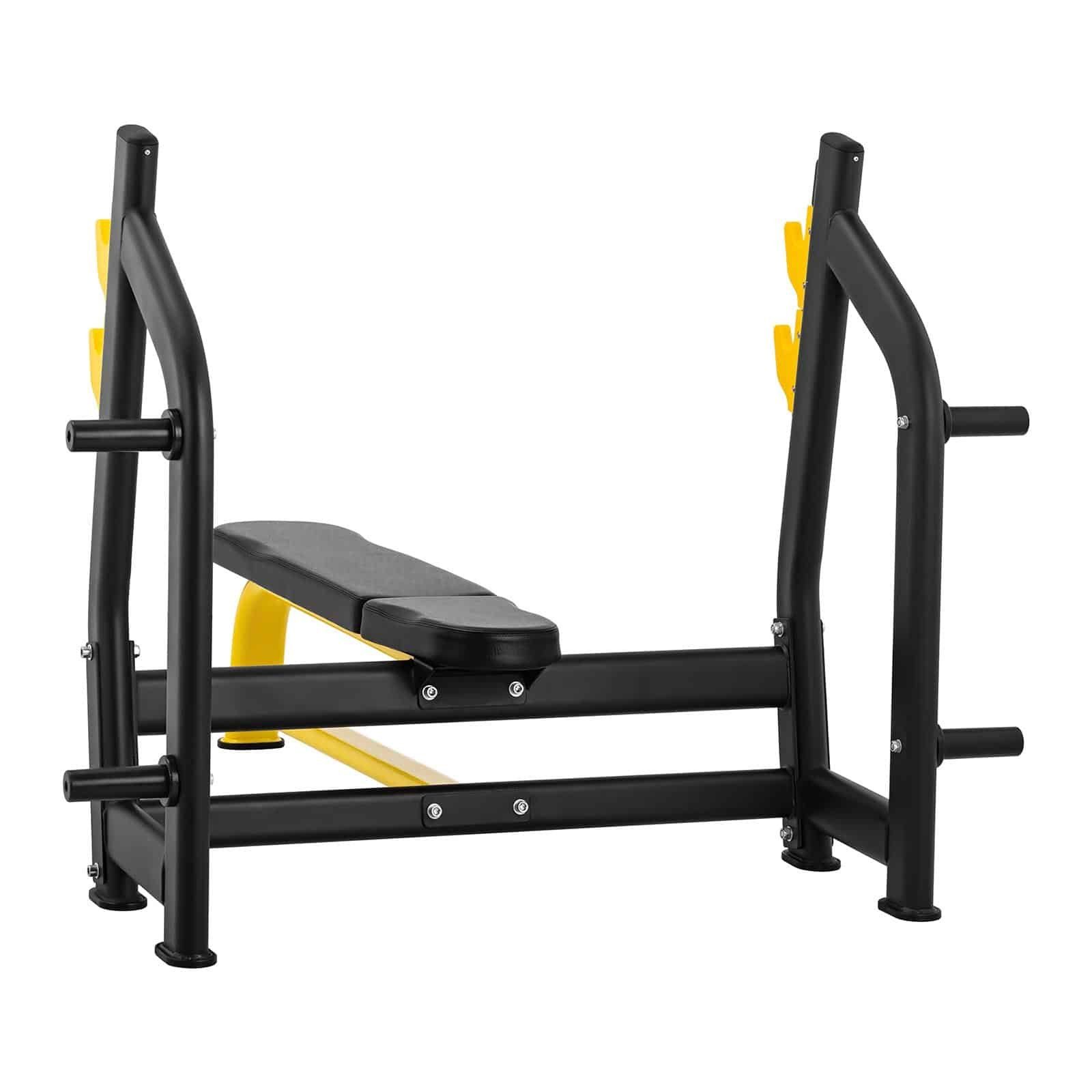 Gymrex Hantelbank Hantelbank Ablage 135 kg Bankdrücken Trainingsbank Kunstleder Stahl