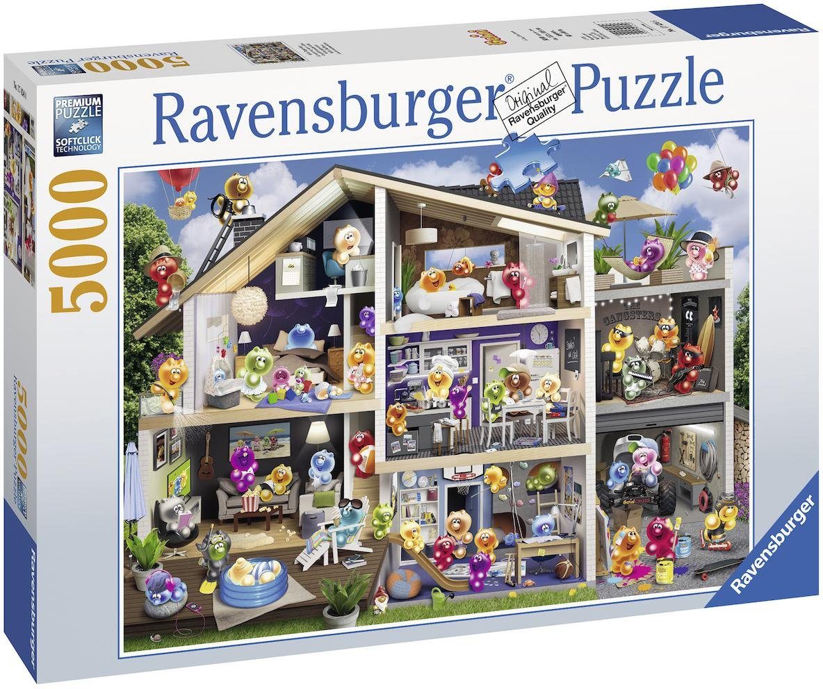Ravensburger Puzzle Gelini Puppenhaus, 5000 Puzzleteile, Made in Germany, FSC® - schützt Wald - weltweit