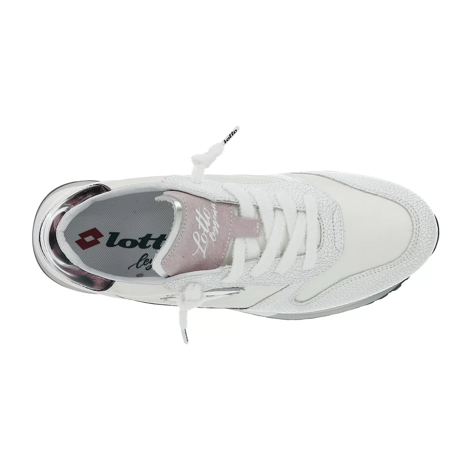 TOKYO WEDGE CRACK MED VIT/SILVER METALL 2/IRIDESCENTERANDE
